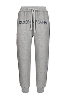 Спортивные брюки с логотипом  DOLCE&GABBANA