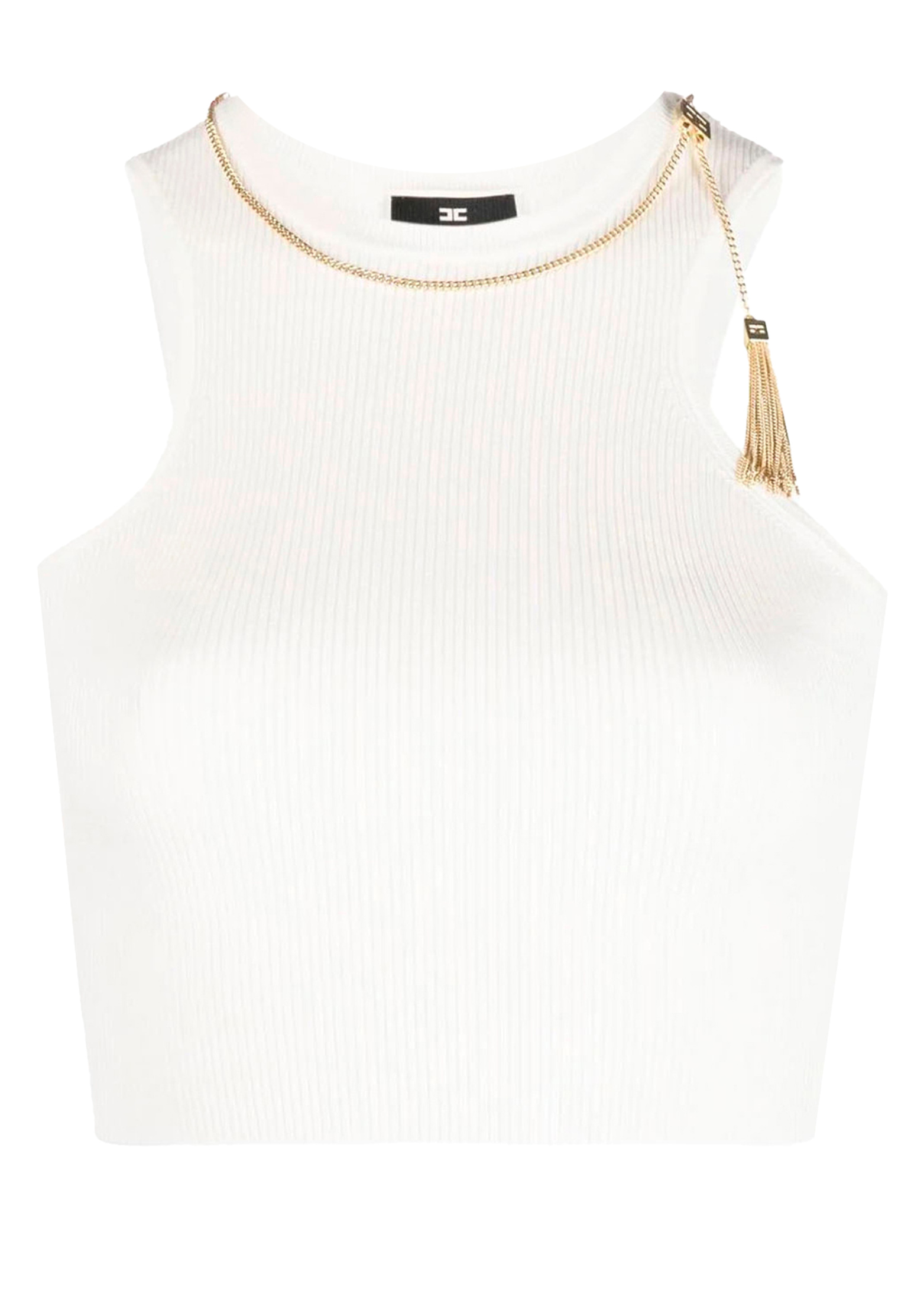 

Топ ELISABETTA FRANCHI, Белый, Белый