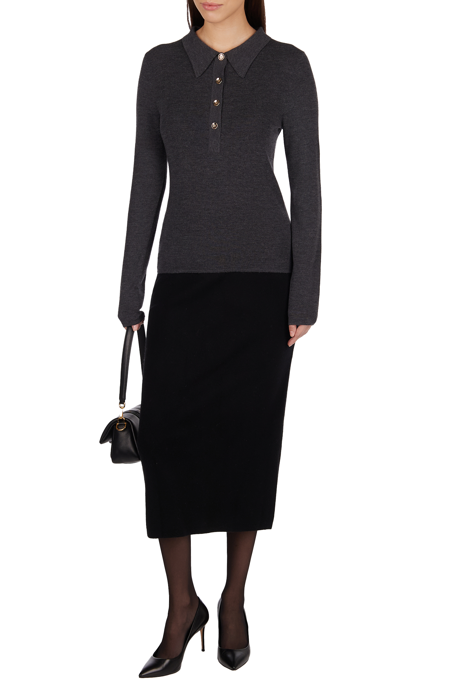 

Юбка PINKO, Черный, Черный