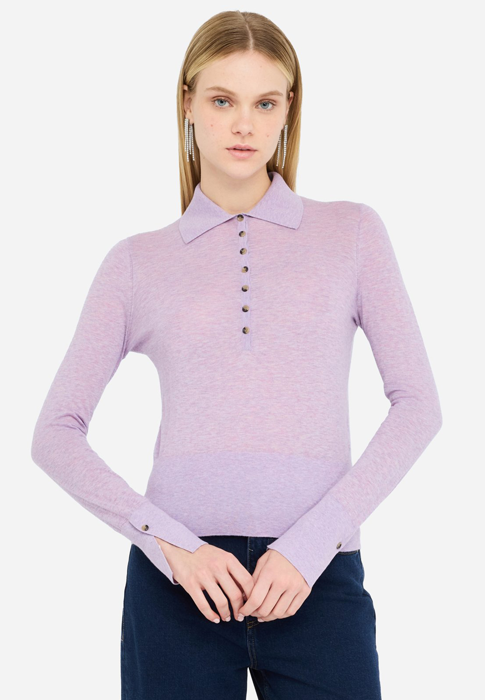 

Джемпер LIU JO, Фиолетовый, Фиолетовый