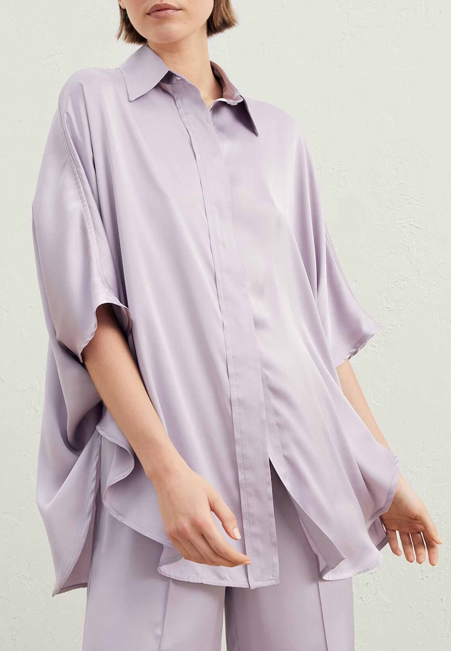 Блуза BRUNELLO CUCINELLI Фиолетовый, размер S