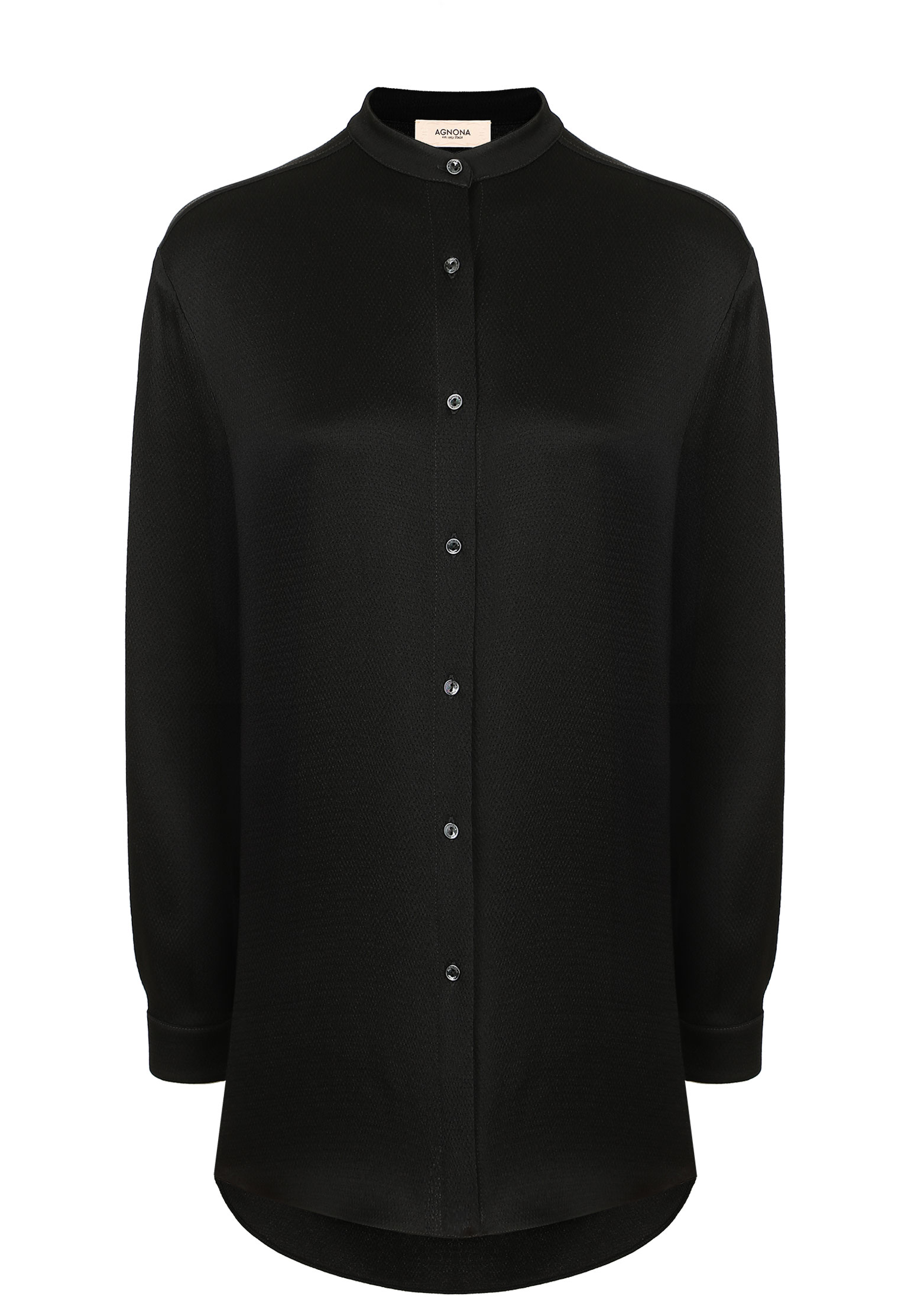 Рубашка AGNONA Черный, размер 40 167802 - фото 1
