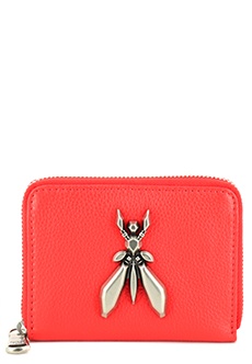 Красный кошелек с матовой Fly PATRIZIA PEPE