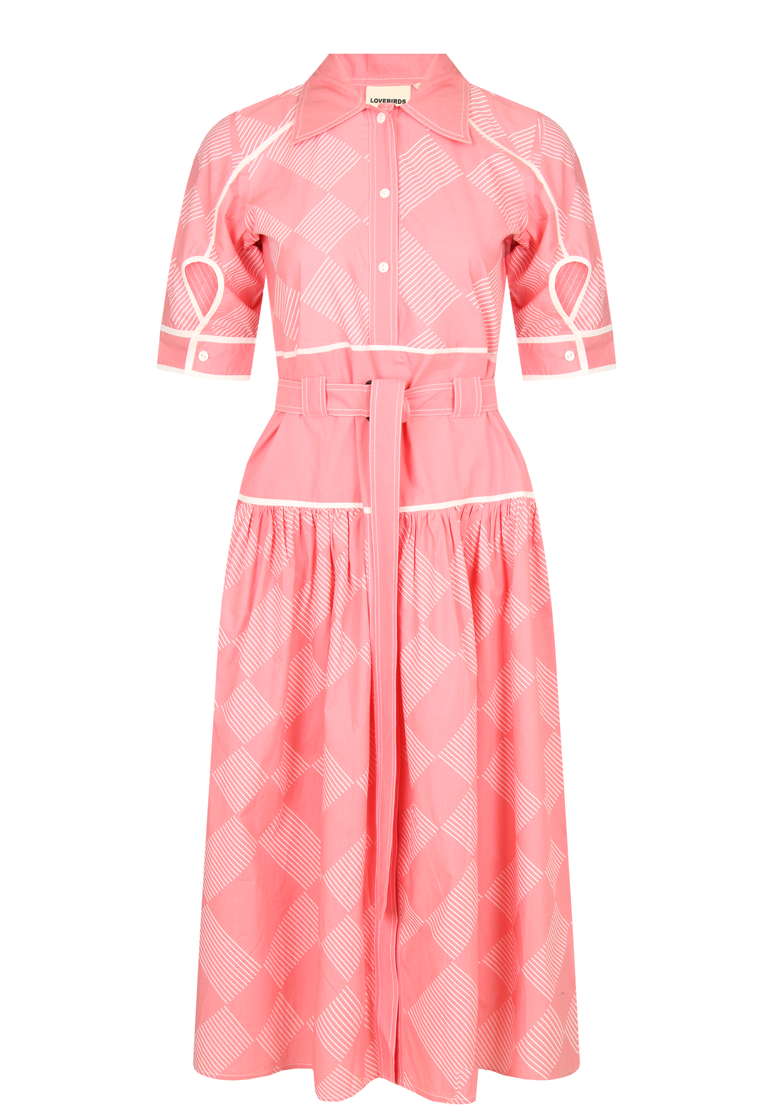 Платье LOVEBIRDS Розовый, размер XS 158149 - фото 1