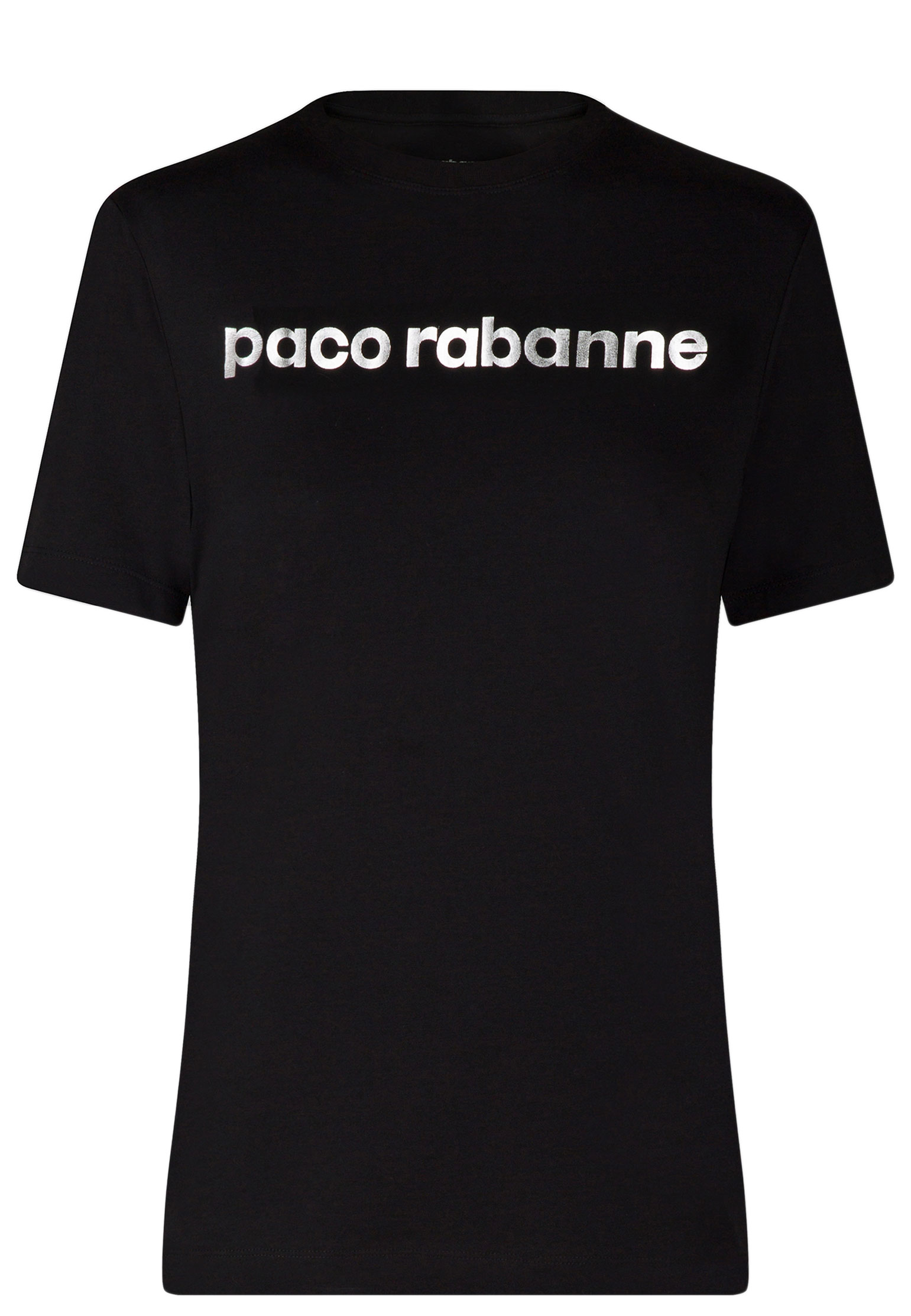 Футболка PACO RABANNE черного цвета