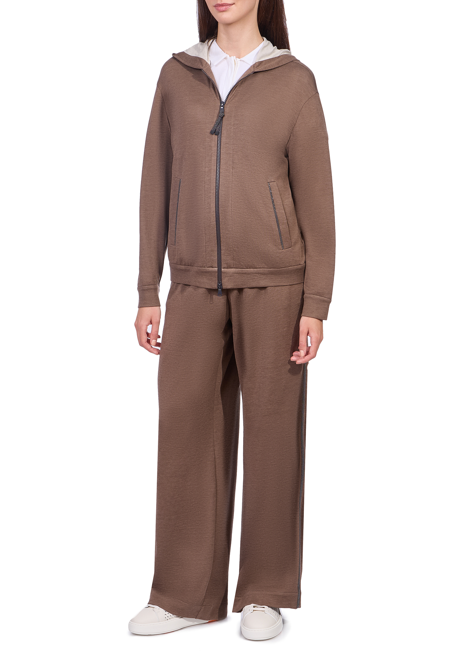 

Толстовка BRUNELLO CUCINELLI, Коричневый, Коричневый