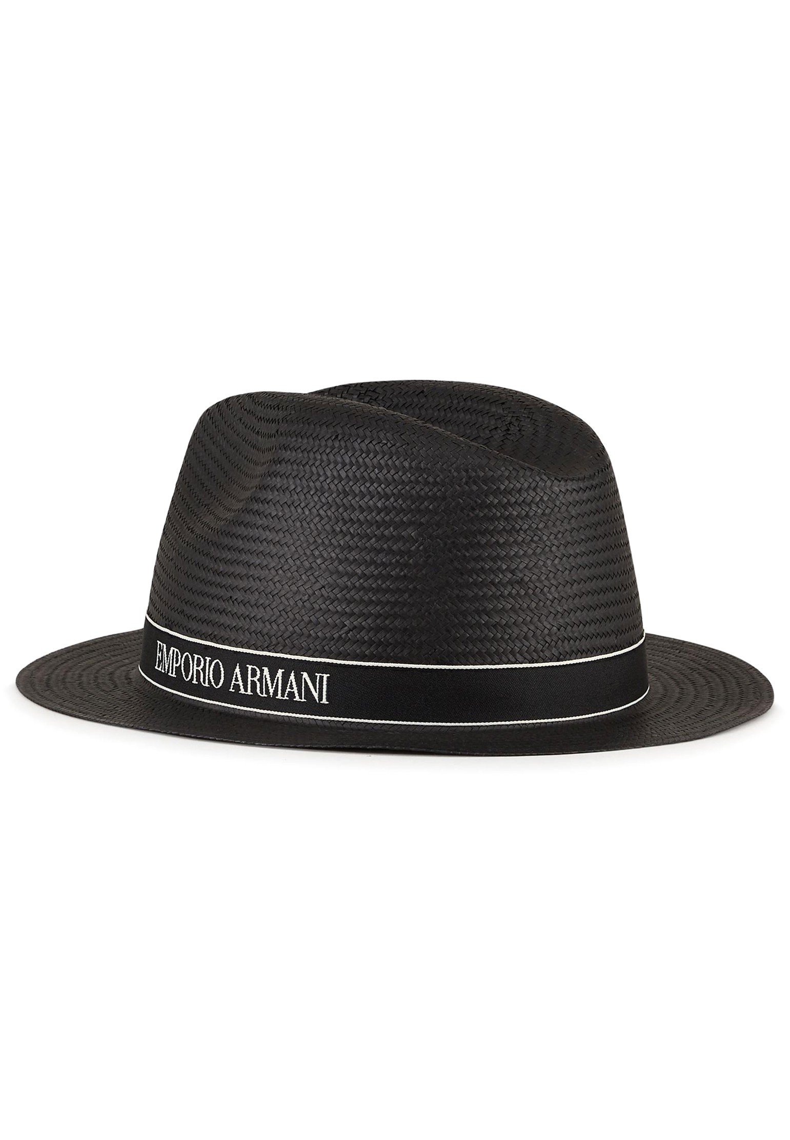Шляпа EMPORIO ARMANI черного цвета