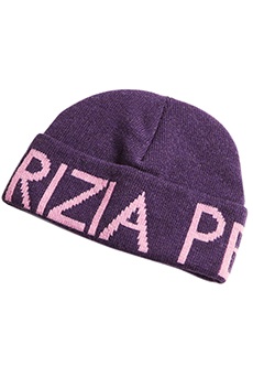 Фиолетовая шапка из смесовой шерсти PATRIZIA PEPE