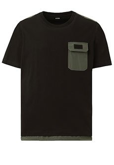 Черная футболка DIESEL