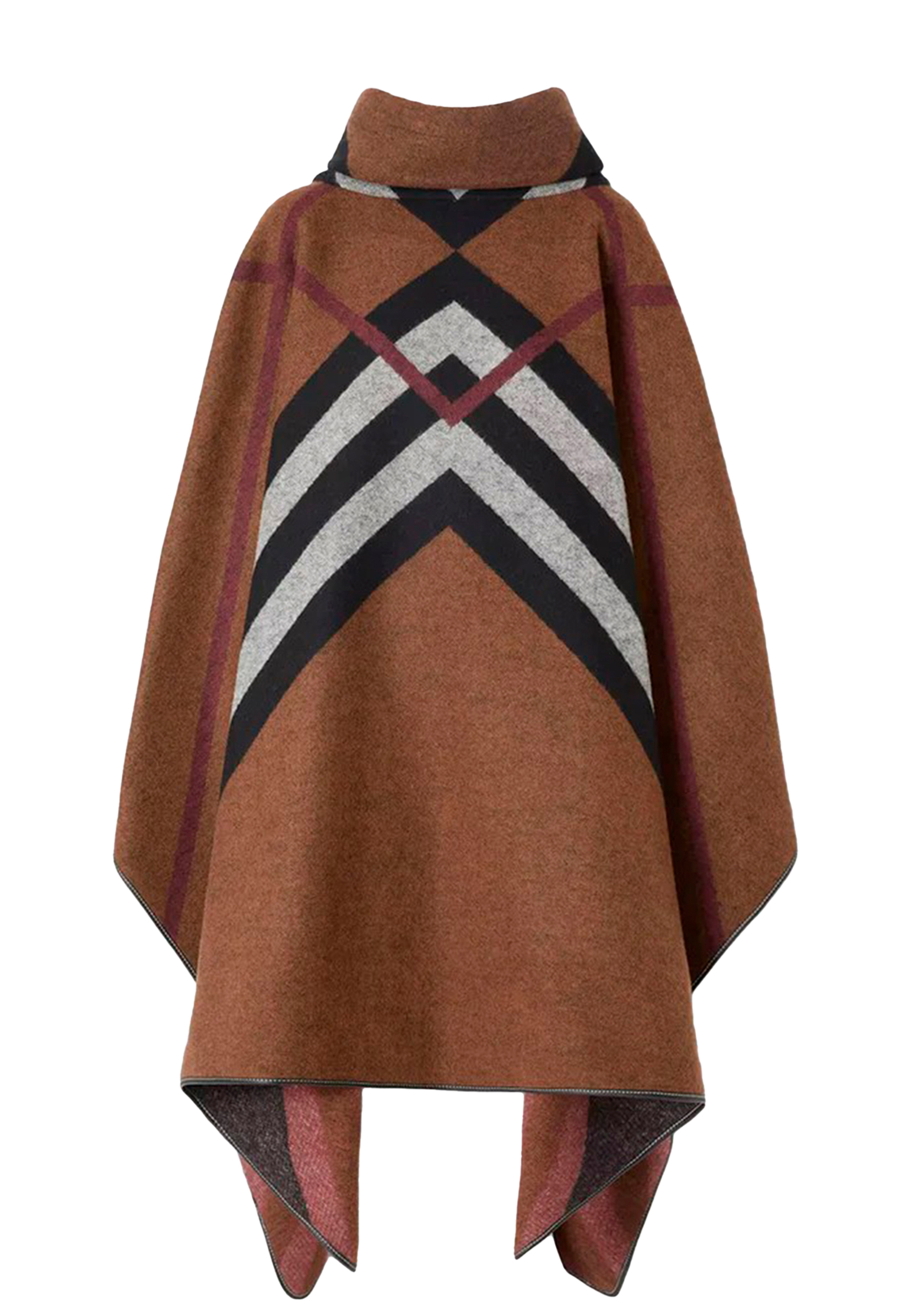 Burberry hotsell poncho black