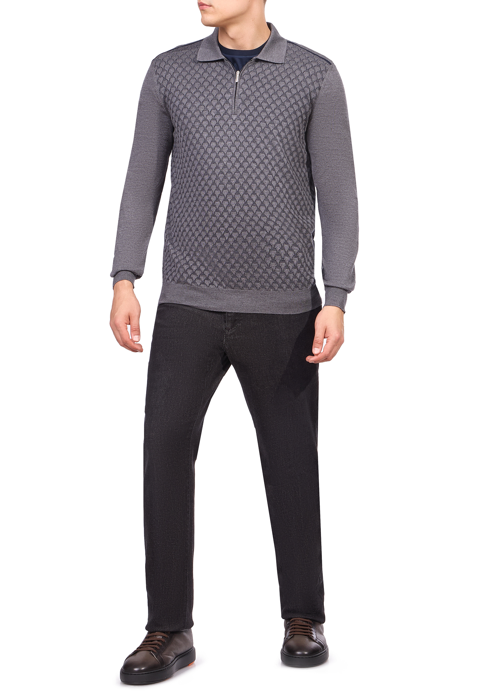 

Рубашка-поло BERTOLO, Серый, Серый