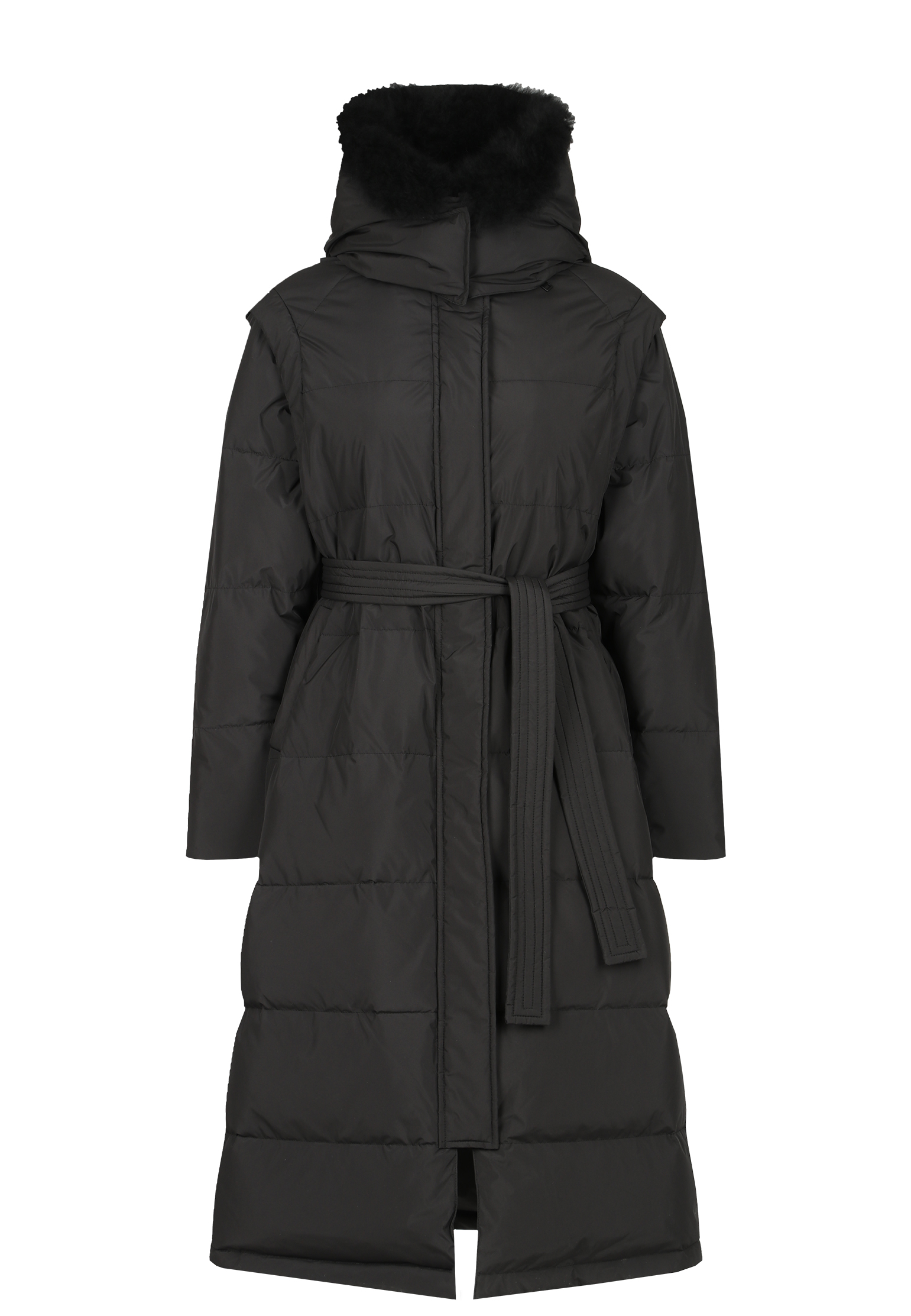 Пальто YVES SALOMON Черный, размер 36