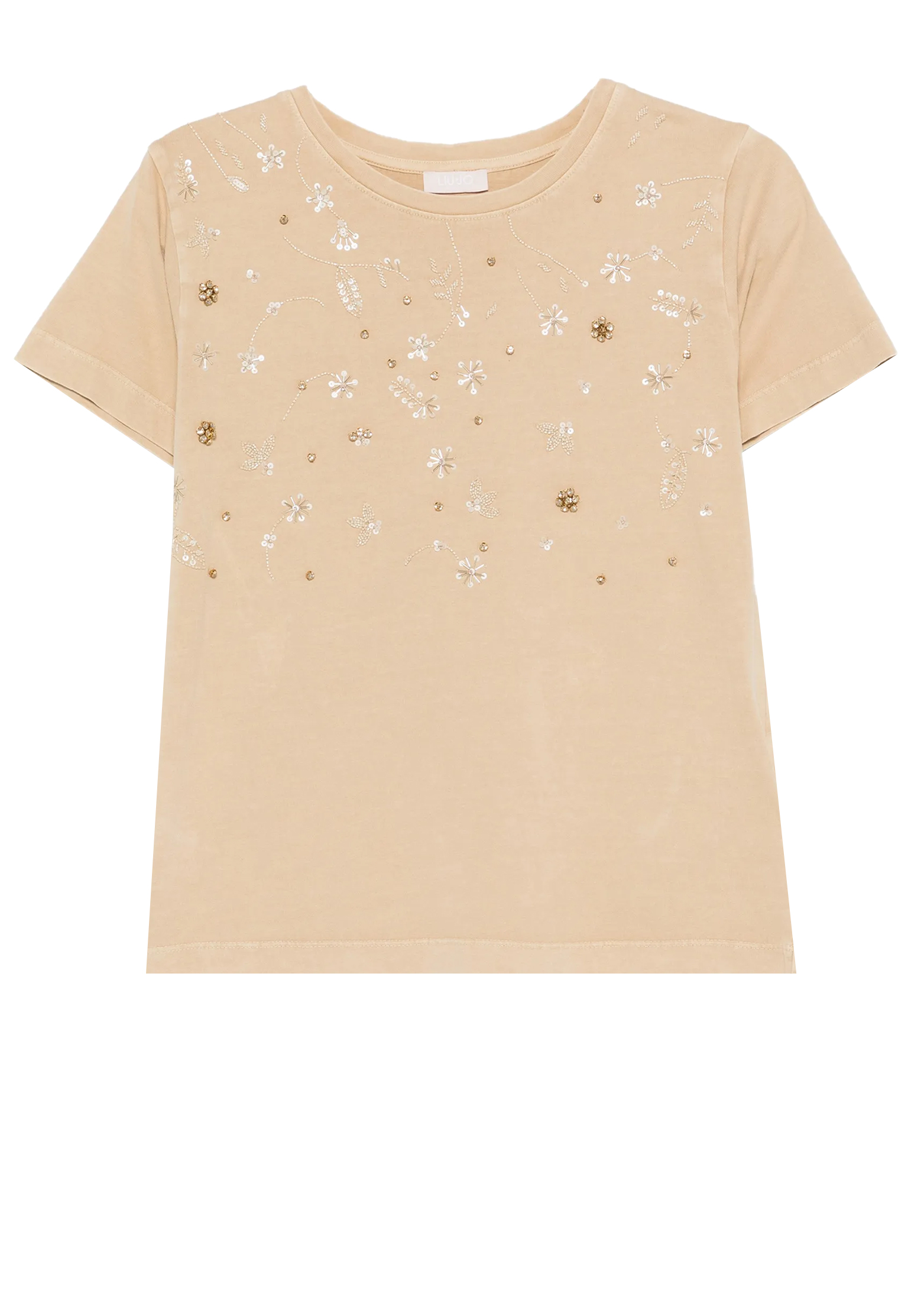 

Футболка LIU JO, Бежевый, Бежевый