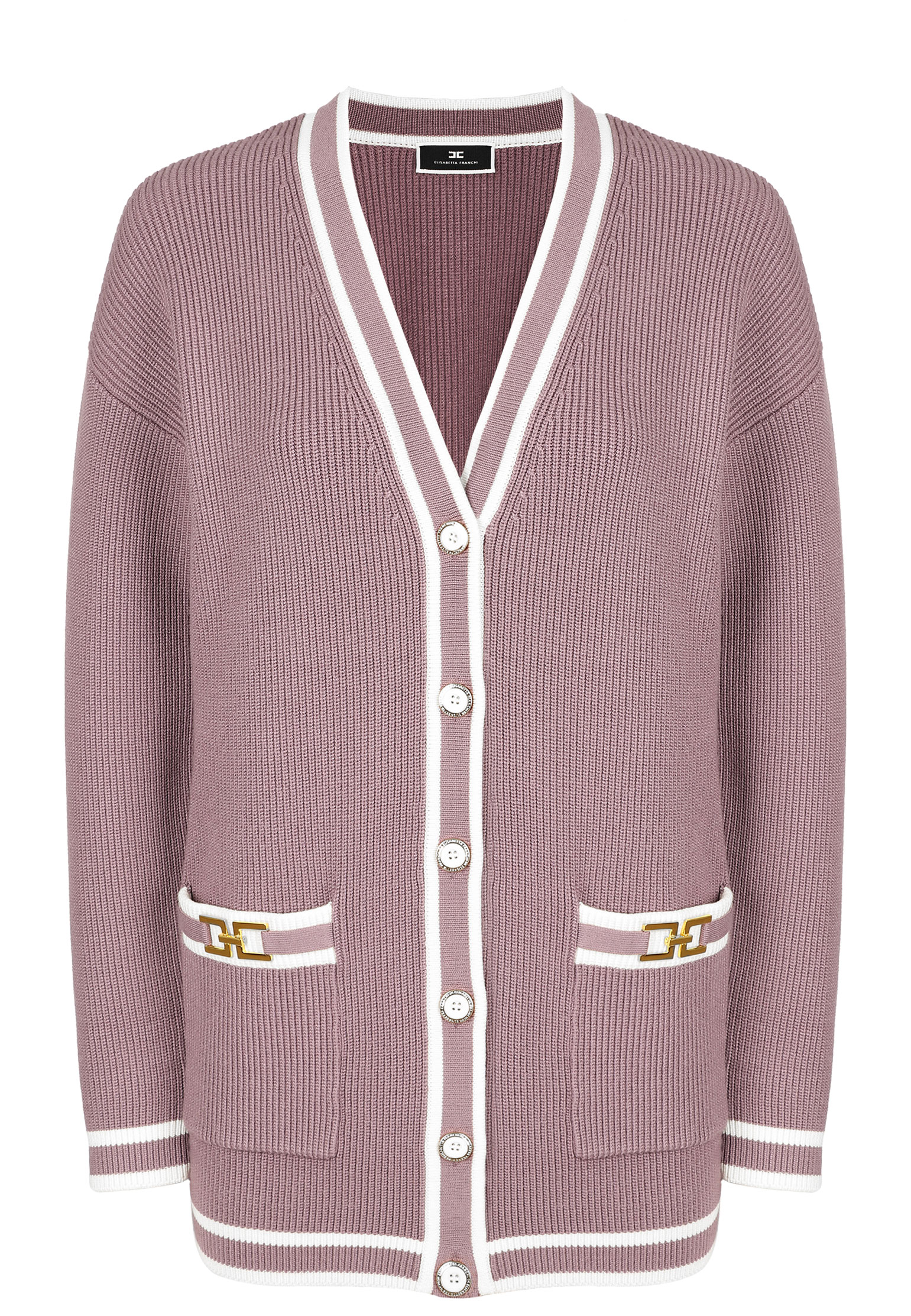 

Кардиган ELISABETTA FRANCHI, Фиолетовый, Фиолетовый