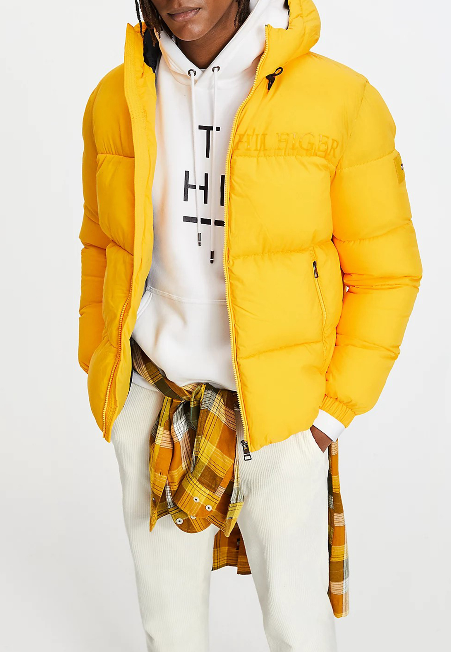 Куртка TOMMY HILFIGER желтого цвета