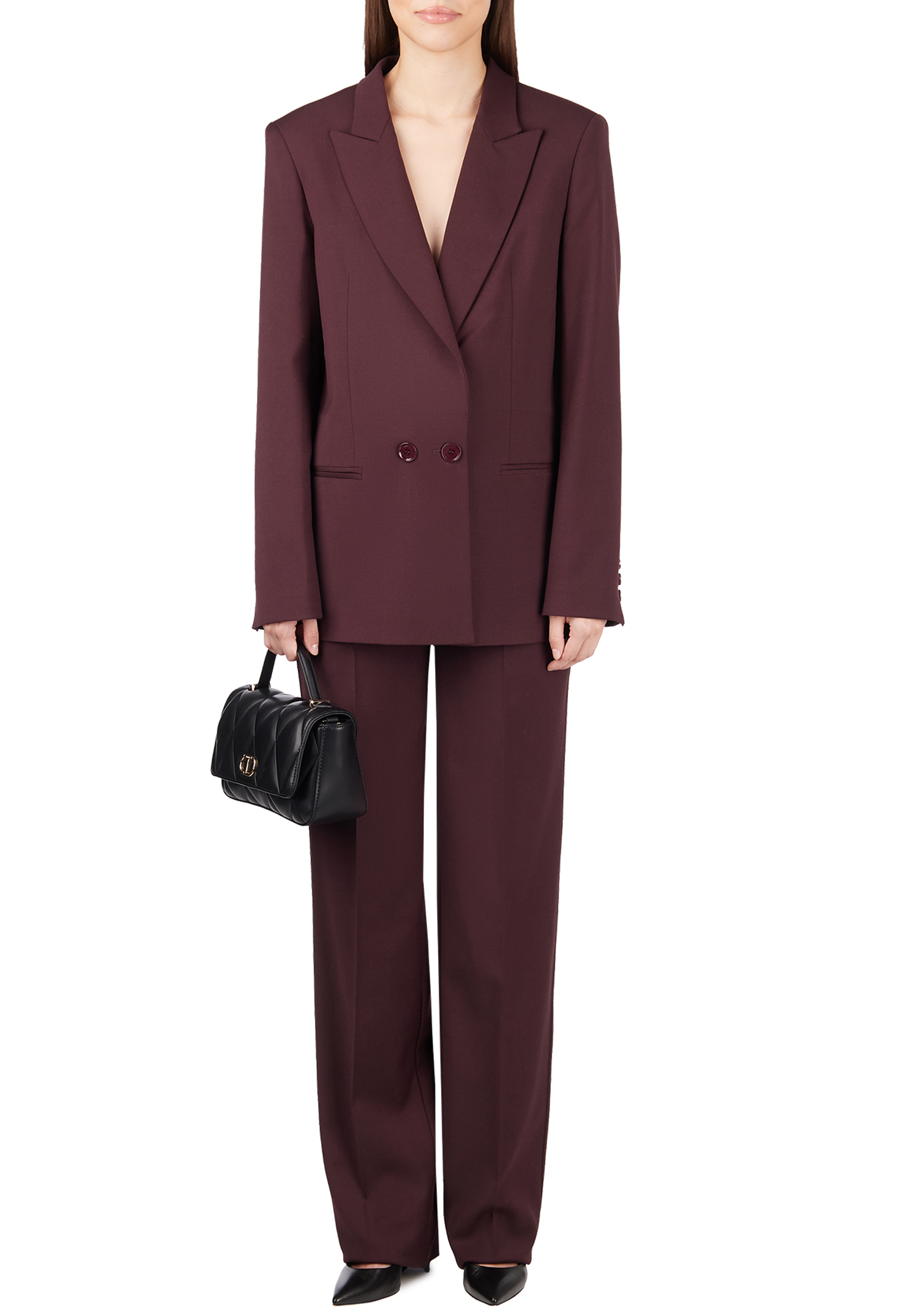 

Жакет TWINSET Milano, Бордовый, Бордовый