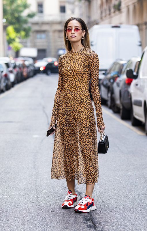 Образ с леопардовым платьем 