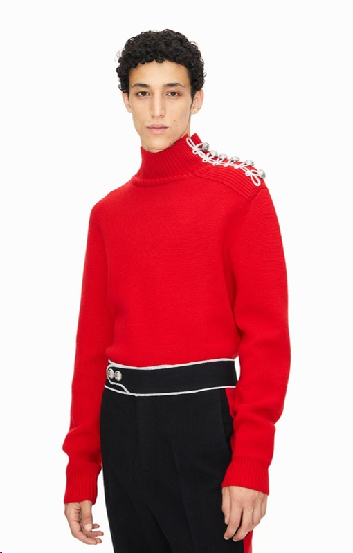 Красный свитер HM