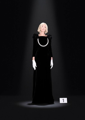 Черное платье из бархата Balenciaga