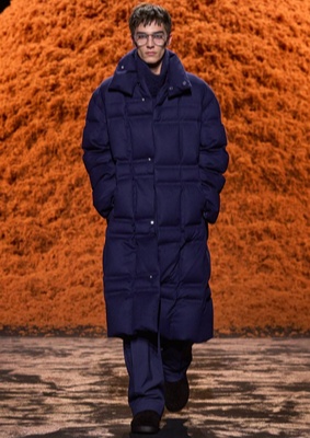 Мужской пуховик Zegna, осень 2024