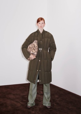 Стёганое пальто Ferragamo, Resort 2025