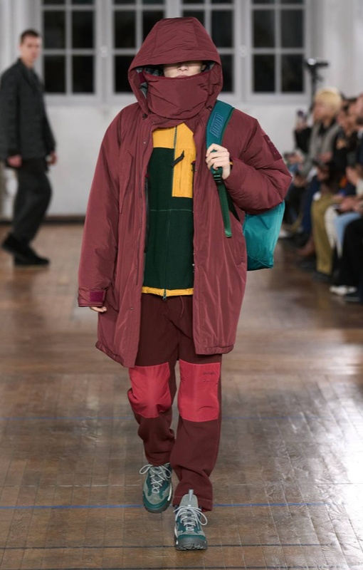 Спортивный образ White Mountaineering, осень 2024