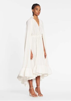 Белое платье Lanvin 