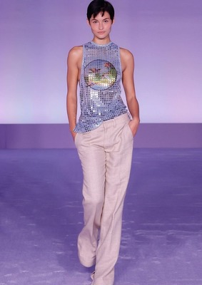 Топ в пайетках Brandon Maxwell