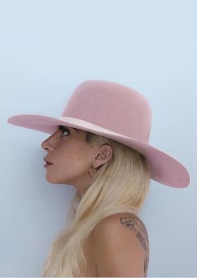 Леди Гага в розовой шляпе