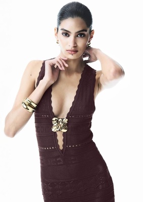 Вязаное платье Elisabetta Franchi