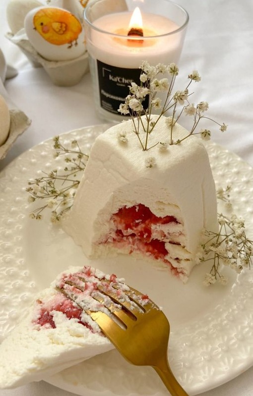 Творожный кулич
