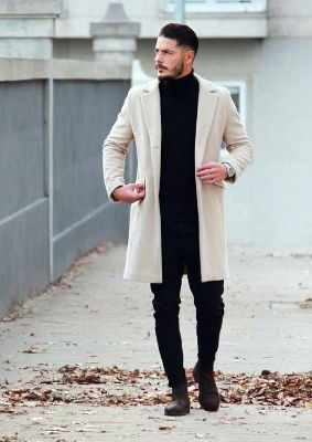 Образ с белым пальто