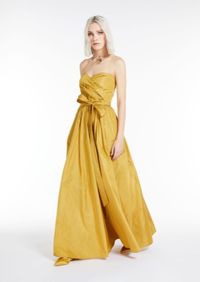 Желтое платье Max Mara