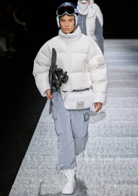 Спортивный образ Emporio Armani, осень 2024