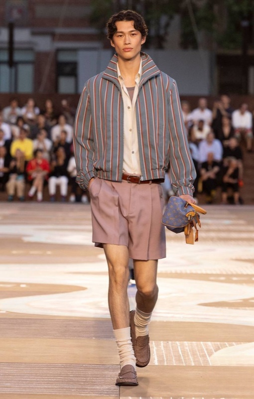 Бомбер в полоску Louis Vuitton