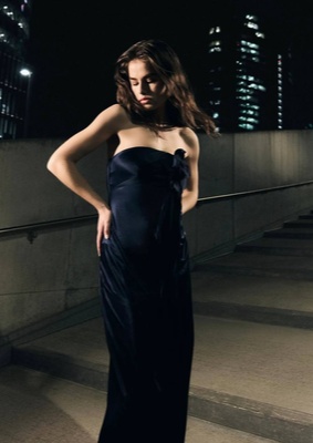 Черное платье Elisabetta Franchi