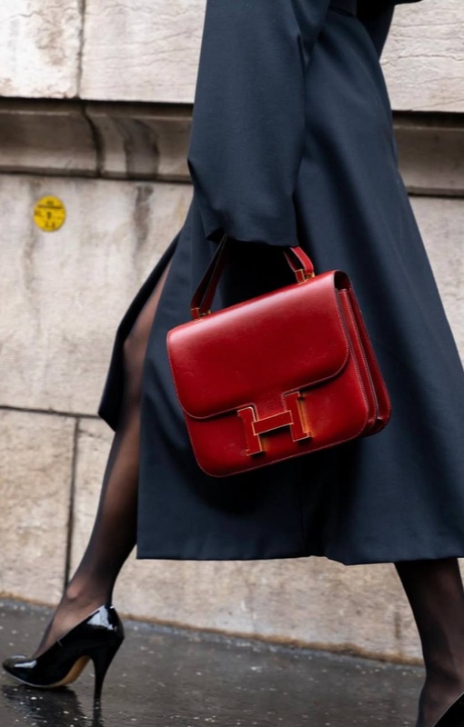 Красная сумка Hermes