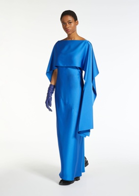 Синее платье Max Mara