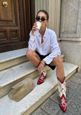 Yuliia Ryzhkova в казаках