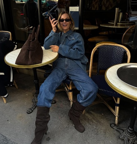 Tin Vcb в джинсовом образе