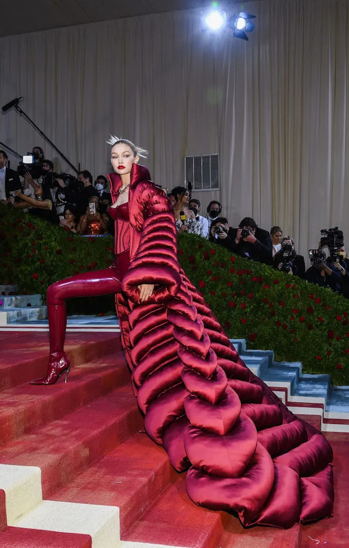 Джиджи Хадид на Fashion Met Gala 2022