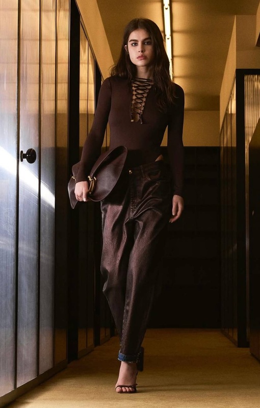 Образ в коричневом цвете Elisabetta Franchi