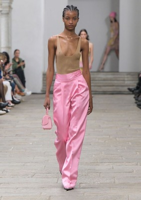 Розовые брюки Ermanno Scervino