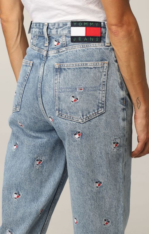 Женские джинсы с принтом Tommy Hilfiger
