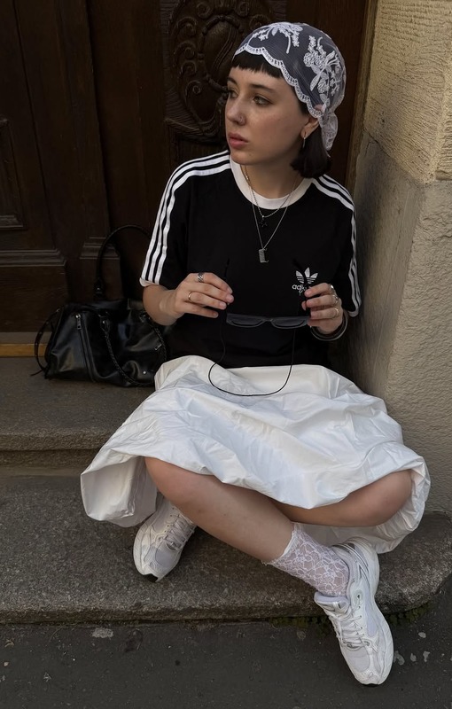 Loznevaya Maria в футболке adidas