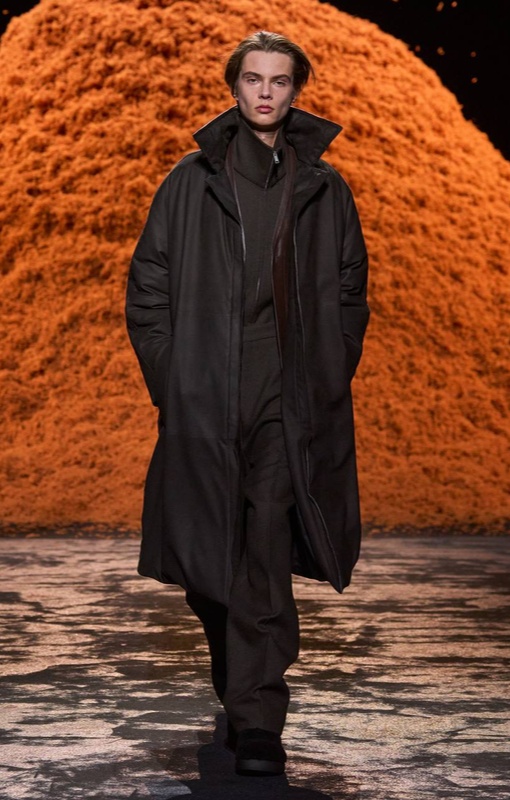 Плащ Zegna, осень 2024