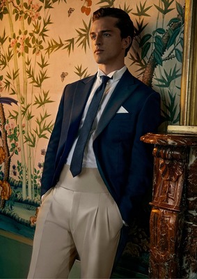 Синий пиджак Corneliani