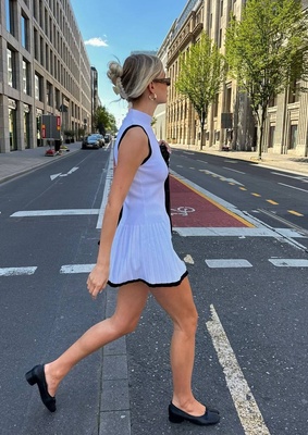 LINDA.SZA в спортивном платье