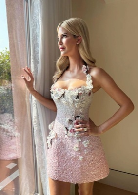 Иванка Трамп в платье Oscar de la Renta
