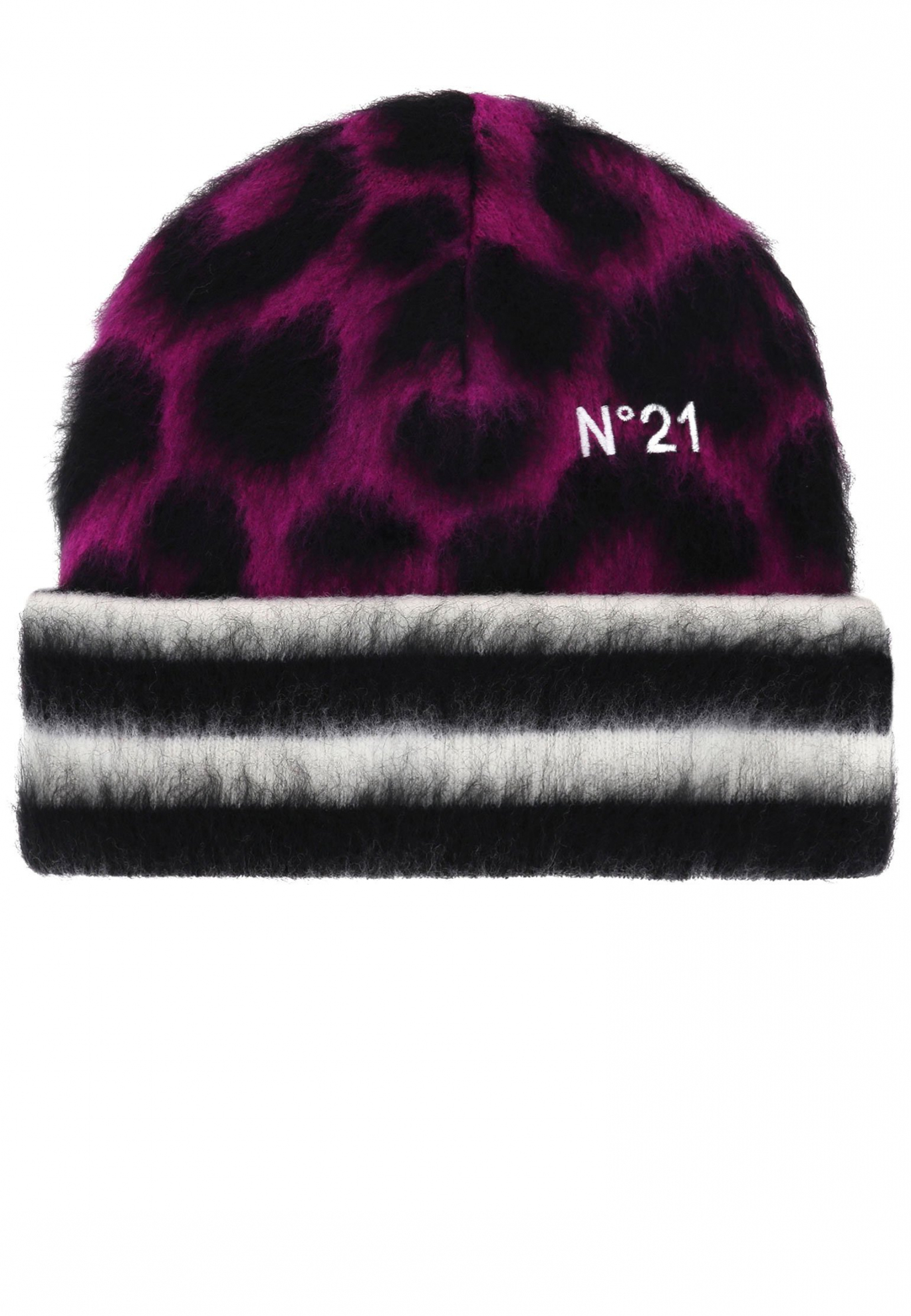 Розовая шапка No21